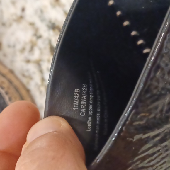 Karl lagerfeld Paris Carina sz 10 Heeled open toe wedge shoes sansdals - Picture 5 of 6